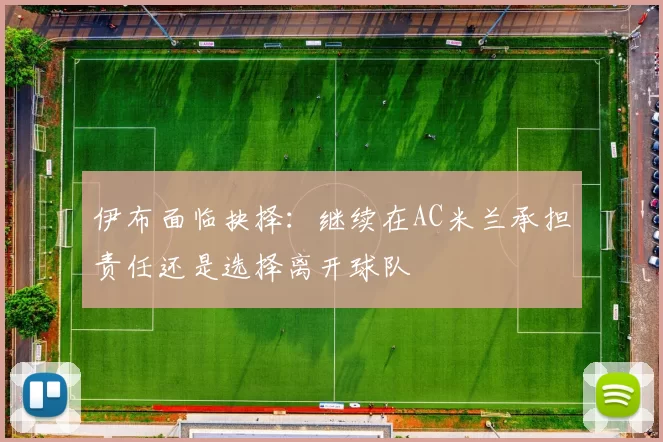 伊布面临抉择：继续在AC米兰承担责任还是选择离开球队